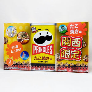 【關西限定】日本Pringles 品客薯片叔叔 章魚燒味薯片 (一盒三小罐)