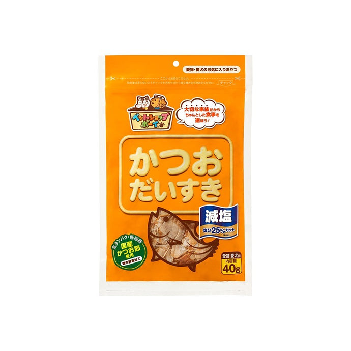 日本寵物零食 - 鰹魚(少鹽) 40g