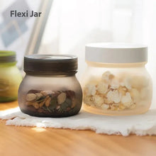將圖片載入圖庫檢視器 美國品牌 DeliOne丨Flex&#39;n Jar 彈性保鮮收納瓶 2個裝 - 三個尺寸 (透明/森林綠/黑色)丨香港行貨
