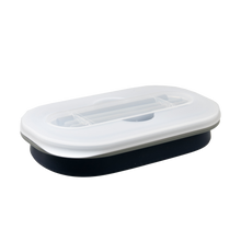 將圖片載入圖庫檢視器 樂力高 矽膠蓋可摺疊食物盒連筷子 580ml - 多色選擇
