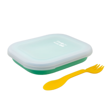 將圖片載入圖庫檢視器 樂力高 矽膠蓋可摺疊食物盒連餐具 (中 850ml) - 多色選擇
