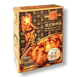 香港製造 「港喱」港式咖喱醬 (小辣) 一盒4小包(50g x4)