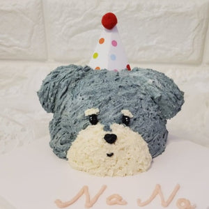 寵物專用生日蛋糕 W款 3D韓式頭仔造型(Na Na) 有機薯蓉 (0.5磅/1.5磅)｜分行自取