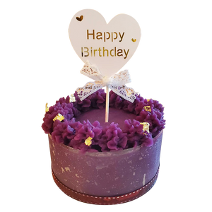 寵物專用生日蛋糕 E款 紫薯金箔 有機紫薯｜分行自取-6種尺寸選擇