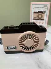 將圖片載入圖庫檢視器 日本Toffy LED Camera Fan 相機造型風扇 (充電式) (4色選擇) (香港行貨 6個月保養)
