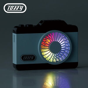 日本Toffy LED Camera Fan 相機造型風扇 (充電式) (4色選擇) (香港行貨 6個月保養)